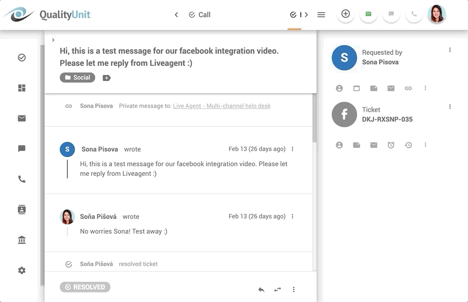 LiveAgent biļešu sistēma