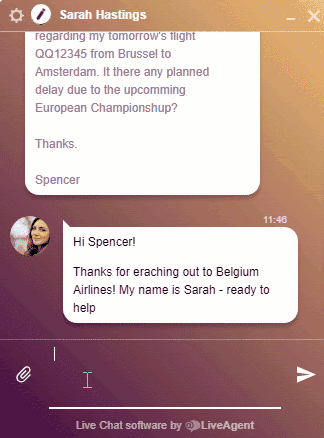Tiešās tērzēšanas programmatūra no LiveAgent