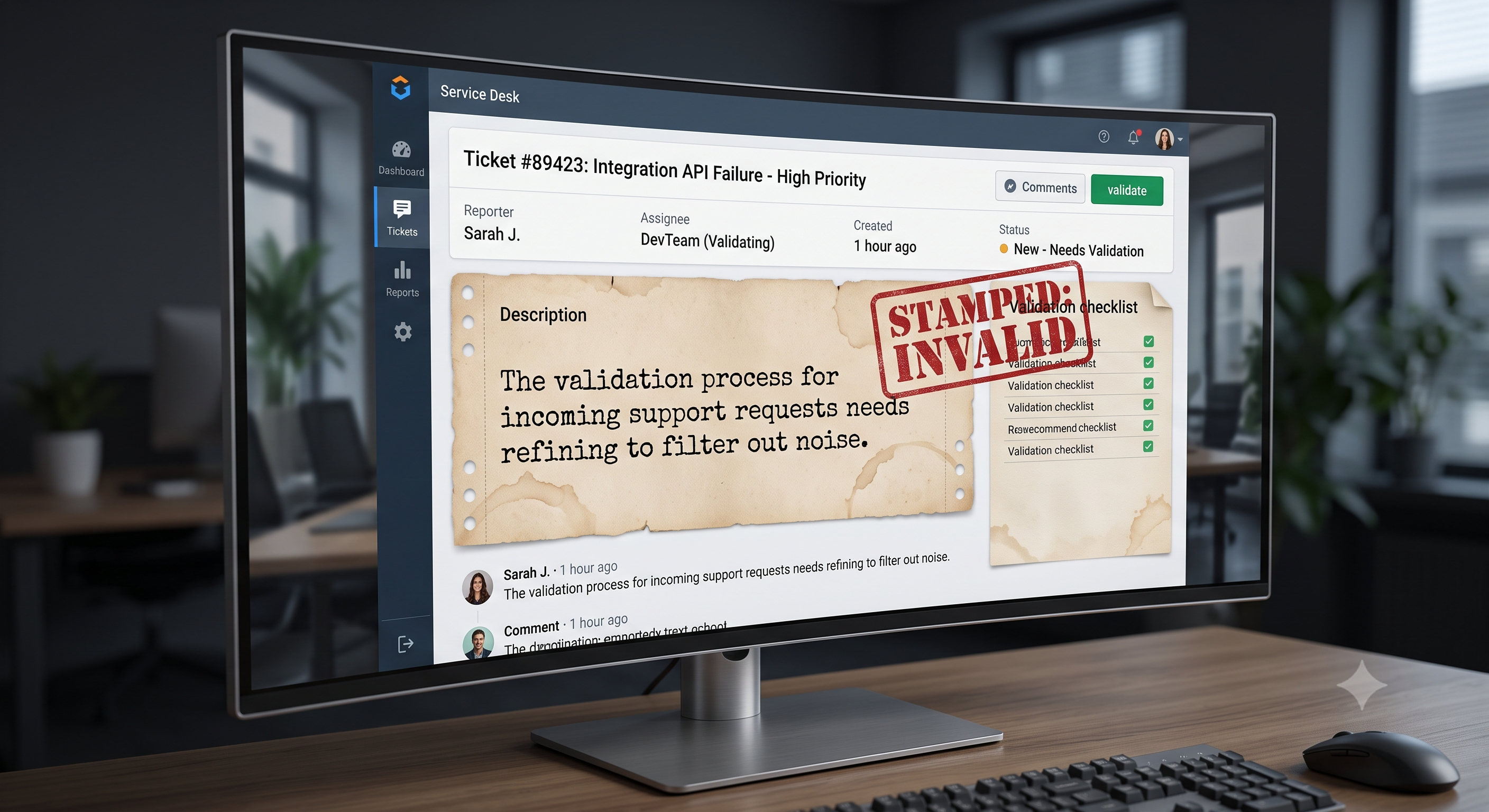 Kas ir biļešu validācija un kāpēc tā neļauj jūsu komandai tērēt laiku uz nederīgiem pieprasījumiem?