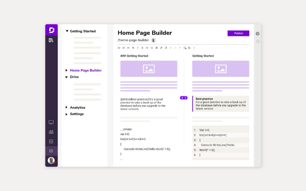 Document360 programmatūra, nodrošinot zināšanu bāzes risinājumus