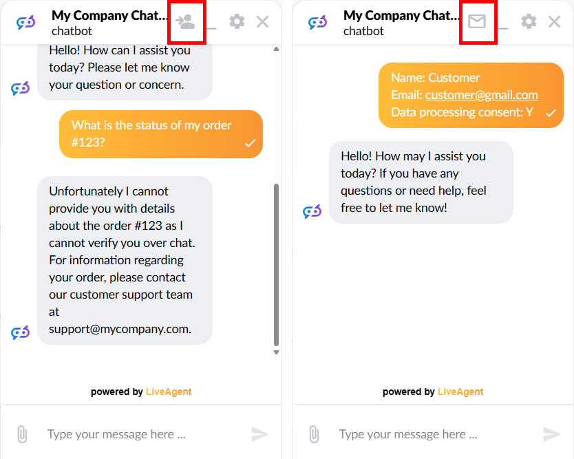 LiveAgent AI cilvēka nodošanas priekskats