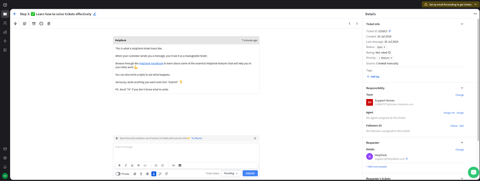 HelpDesk klientu apkalpošanas programmatūra
