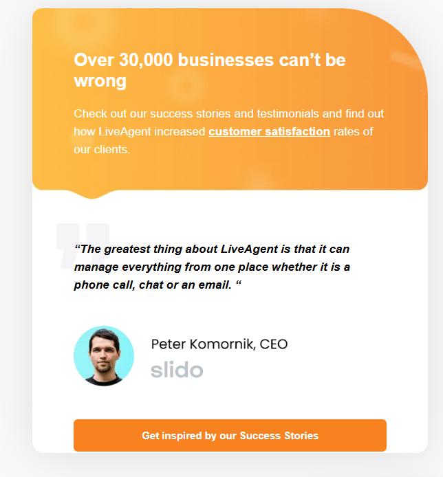 Kāpēc uzņēmumi uzticas LiveAgent