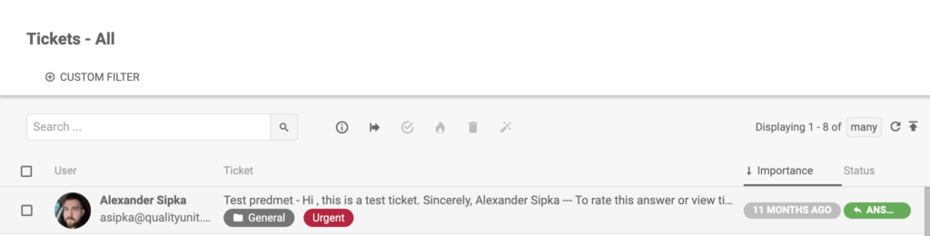 LiveAgent - steidzams tags uz biļetes