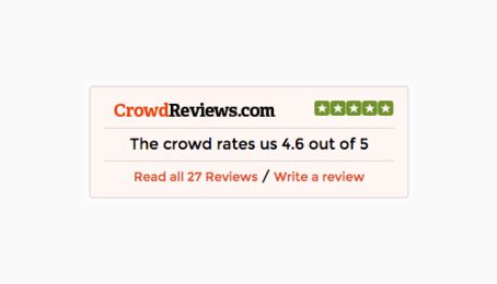Crowd Reviews vērtējums 4,6 no 5