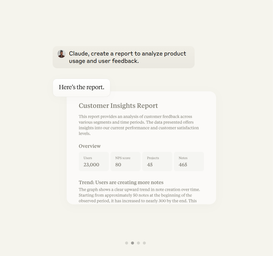 Claude no Anthropic čats ar AI pārskatu