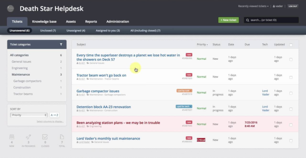 Jitbit palīdzības biroja biļešu sistēmas