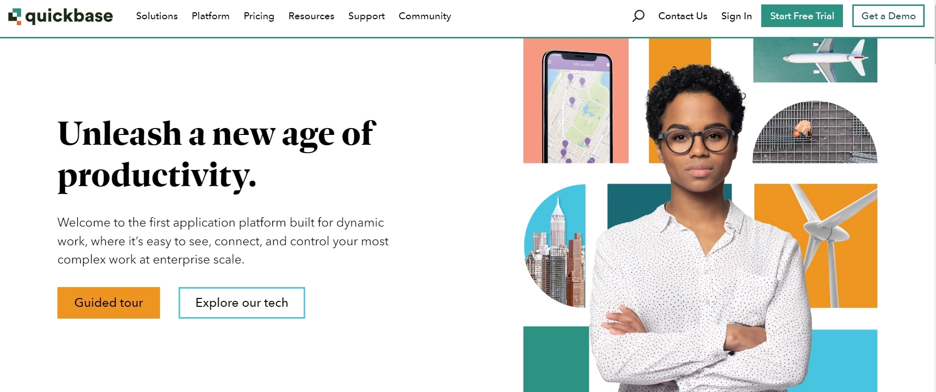 Quickbase sākumlapa - savienojiet un kontrolējiet savus sarežģītos projektus bez jebkādas kodēšanas pieredzes