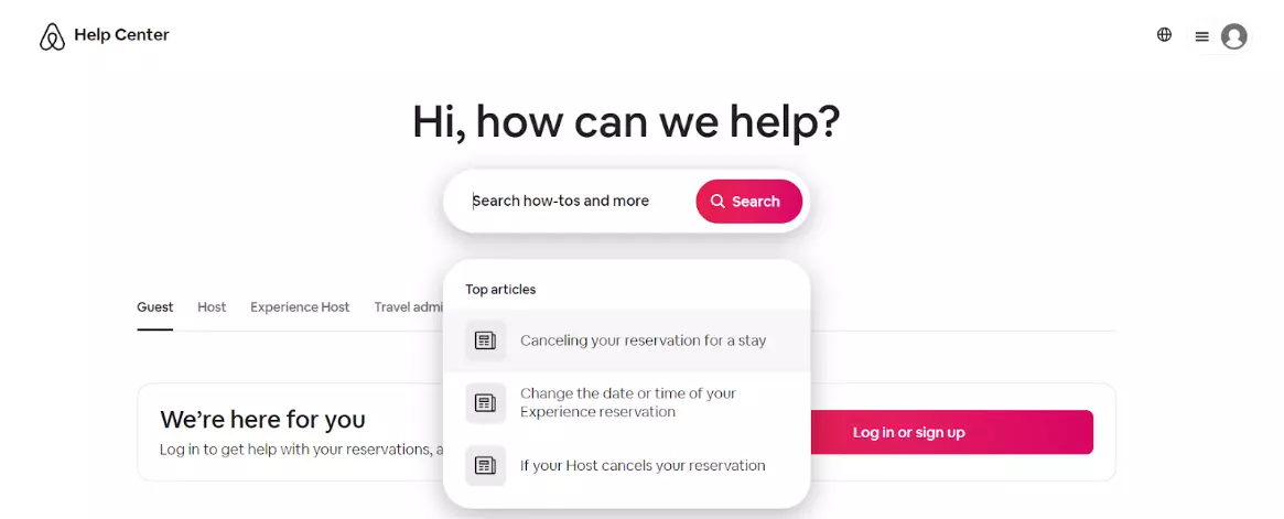 Airbnb rakstu ieteikumi