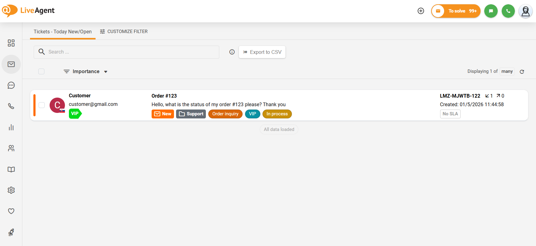 Opcija sabrūkošai kreisajai apakšizvēlnei