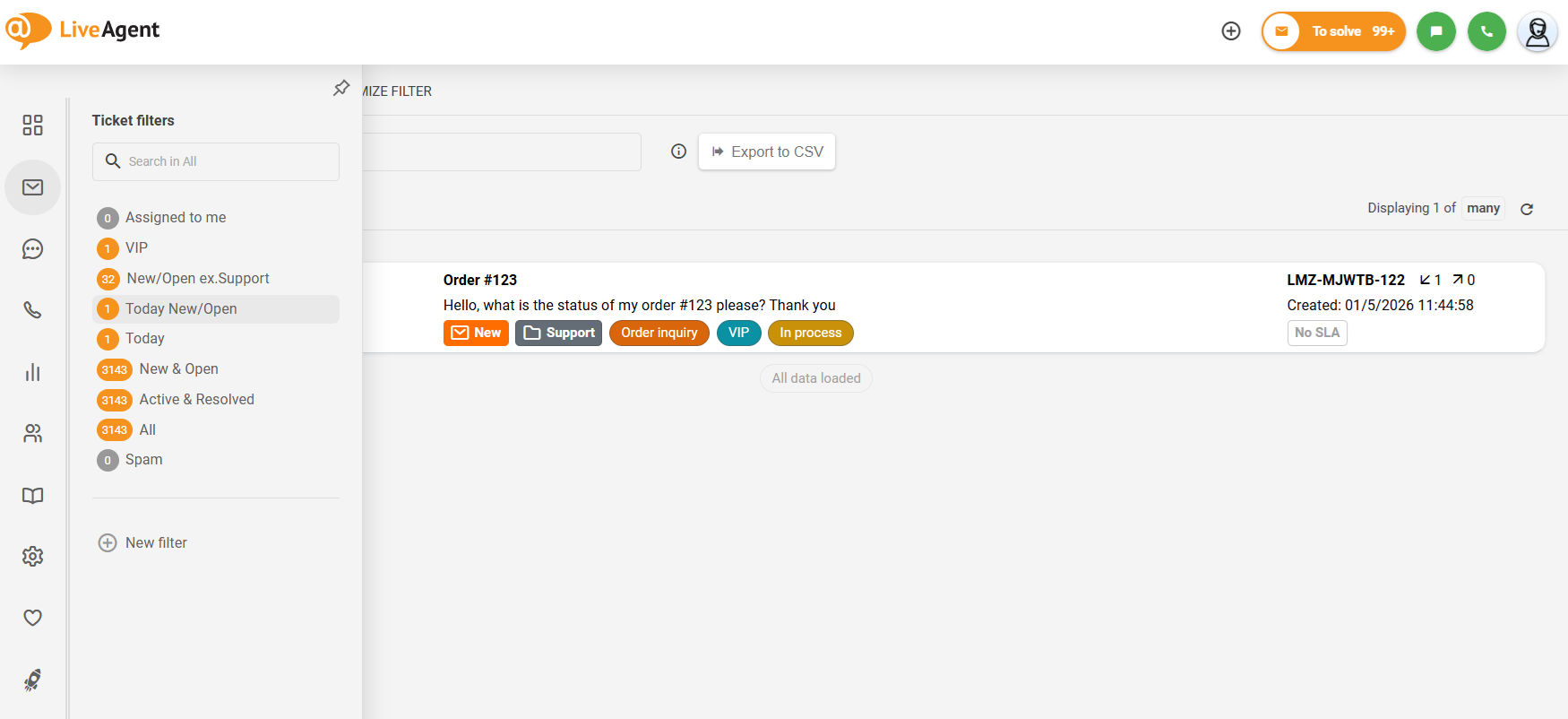 Opcija sabrūkošai kreisajai apakšizvēlnei