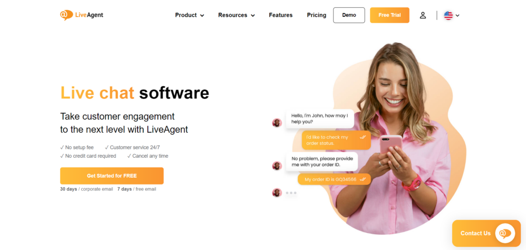 LiveAgent tiešsaistes tērzēšanas potenciālo klientu iegūšanas risinājumi