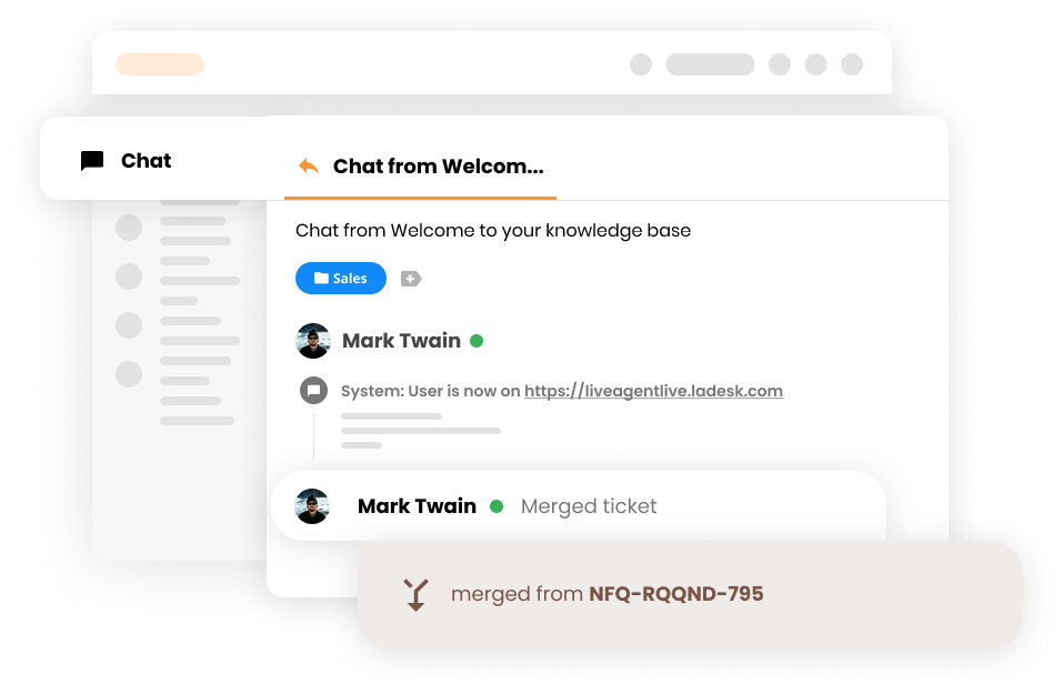 Sapludināt klientu biļetes palīdzības biroja programmatūrā - LiveAgent