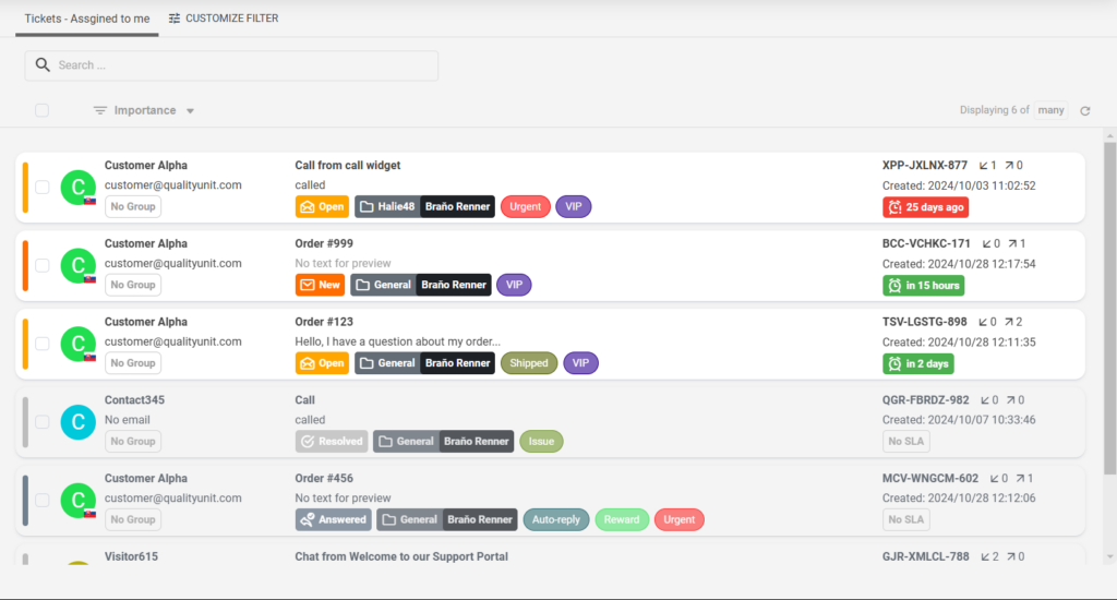 Biļešu pārvaldības ekrāns ar klienta biļetes detaļām, parādot atsaucīgu biļešu skatu