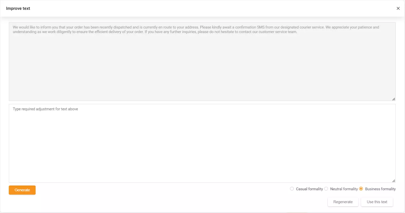 Ekrānuzņēmums, kas parāda LiveAgent AI atbilžu asistentu