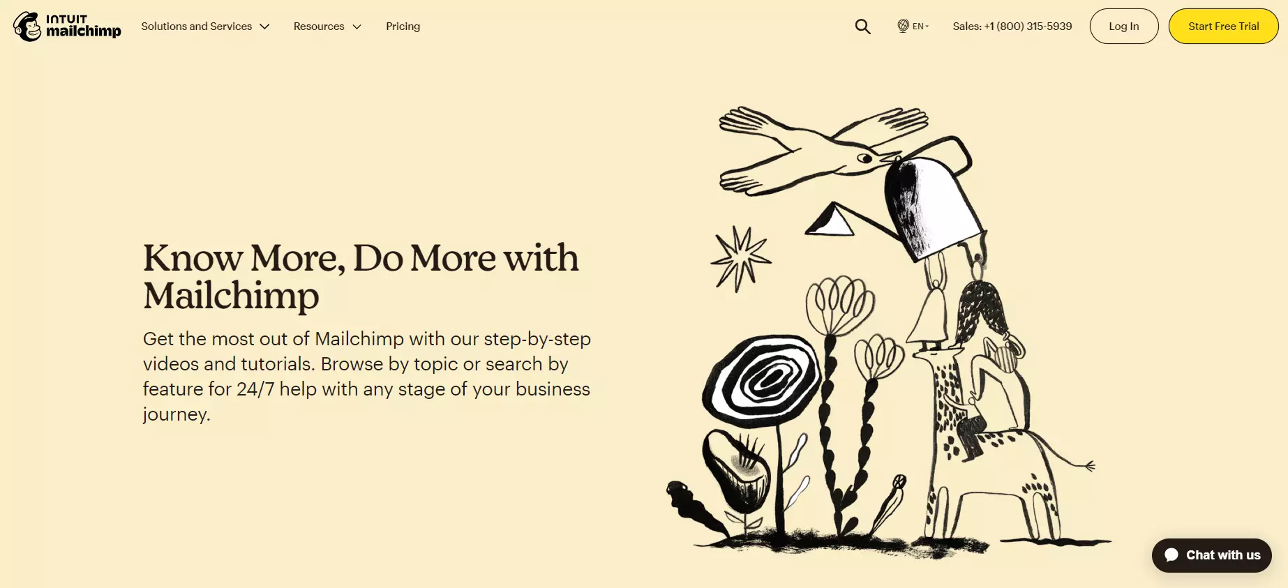Mailchimp zināšanu bāzes platforma