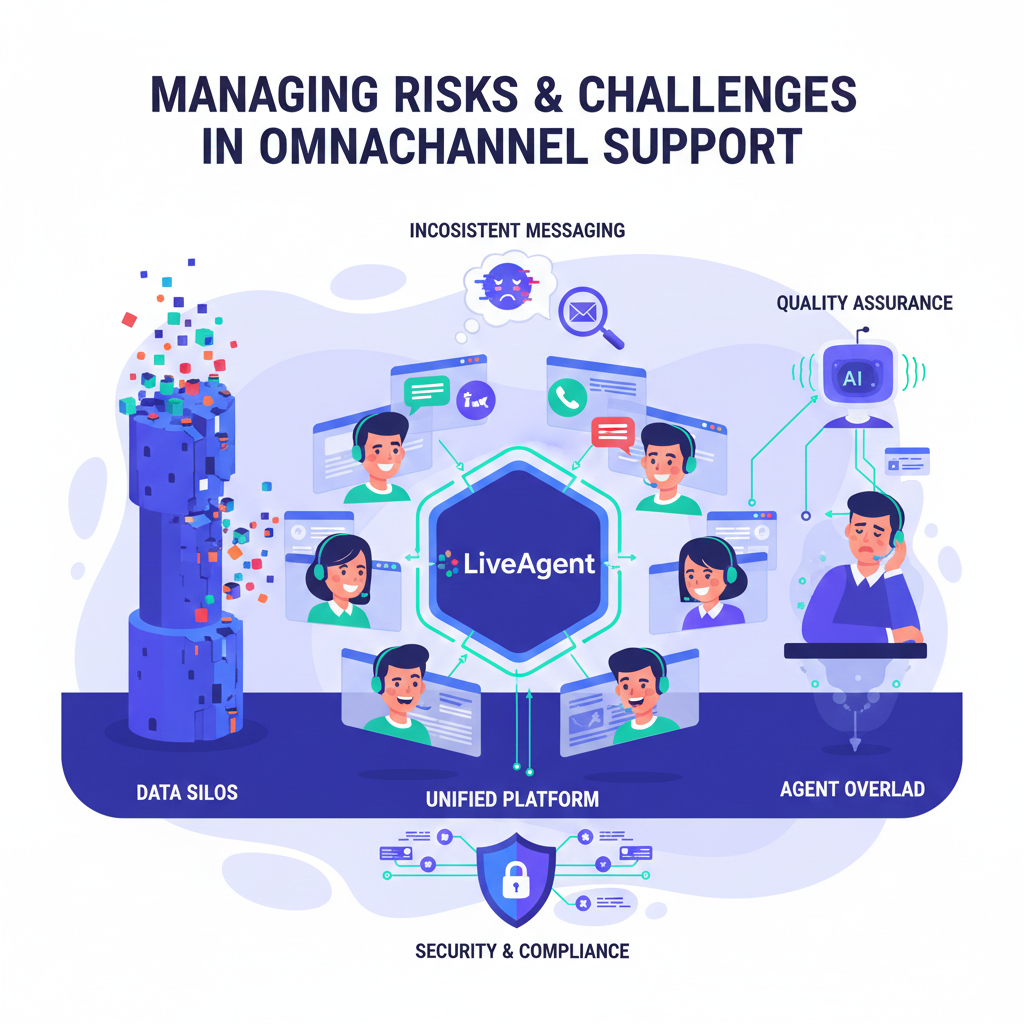 Risku un izaicinājumu pārvaldība omnikanālu atbalstā