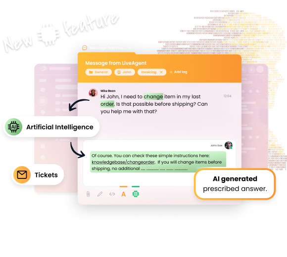 LiveAgent AI Whisper asistents
