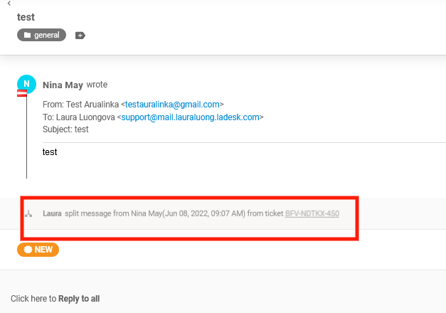 SLA nav piemērots sadalītiem biļetiem LiveAgent lietotnē