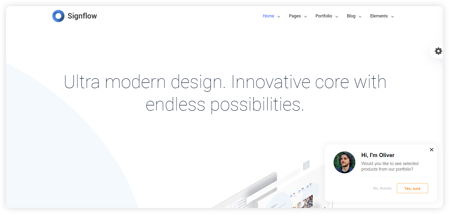 Proaktīvā čata uzaicinājuma piemērs