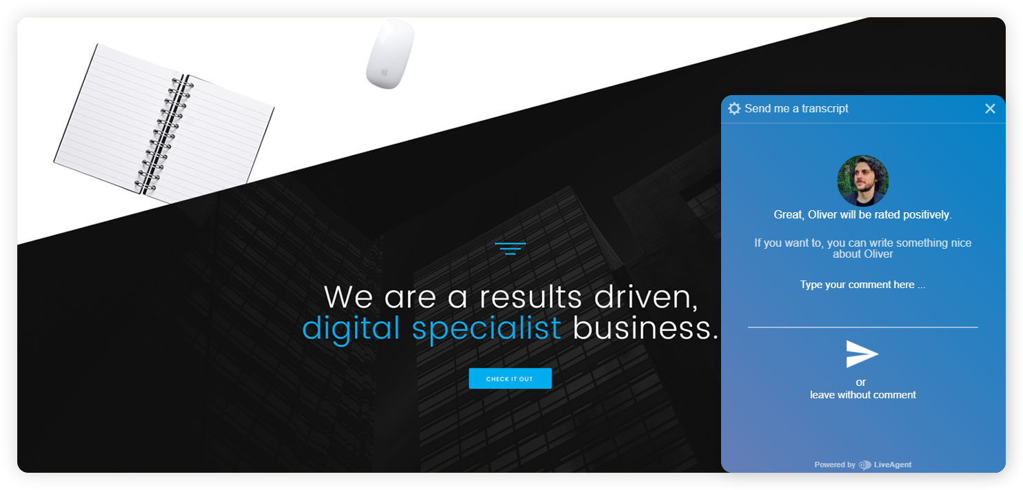 Uzņēmuma pēčata aptaujas piemērs