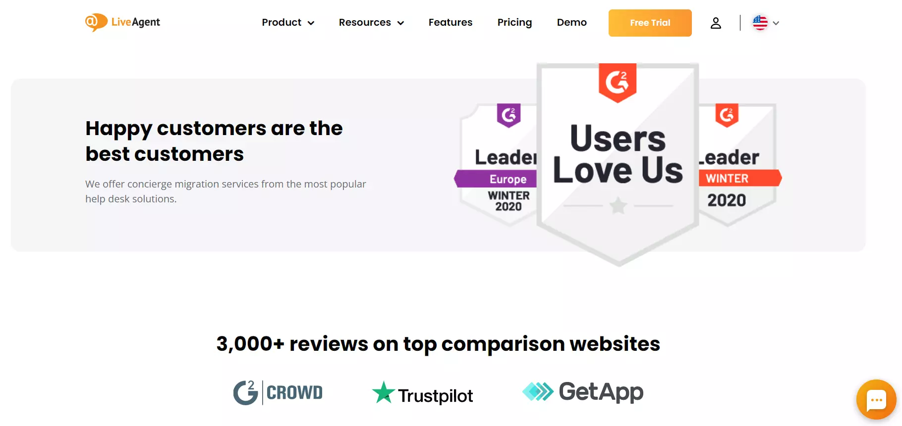 LiveAgent atsauksmes