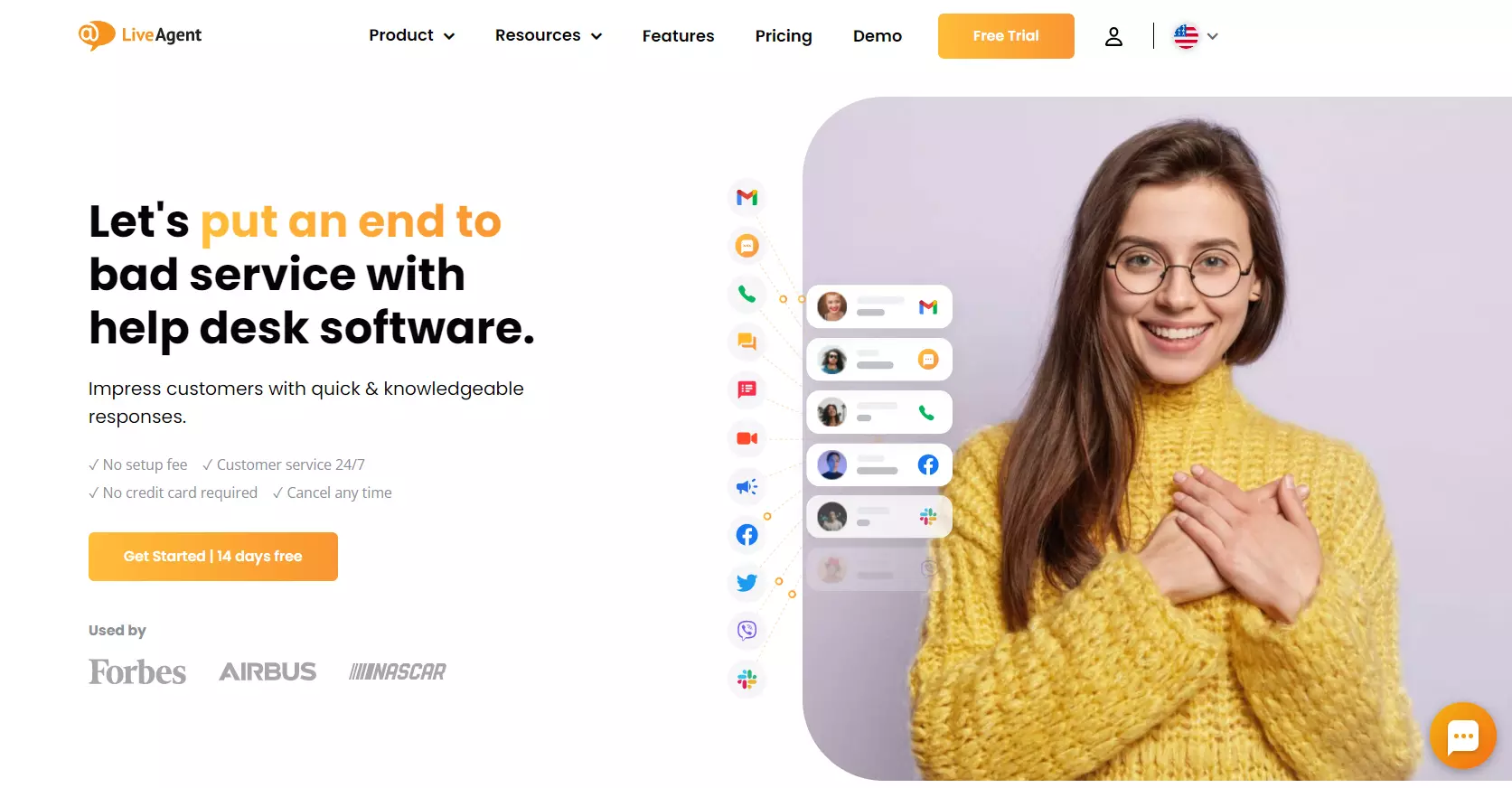 LiveAgent palīdzības lapa