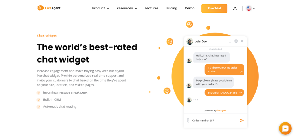 LiveAgent labāk novērtēts čats