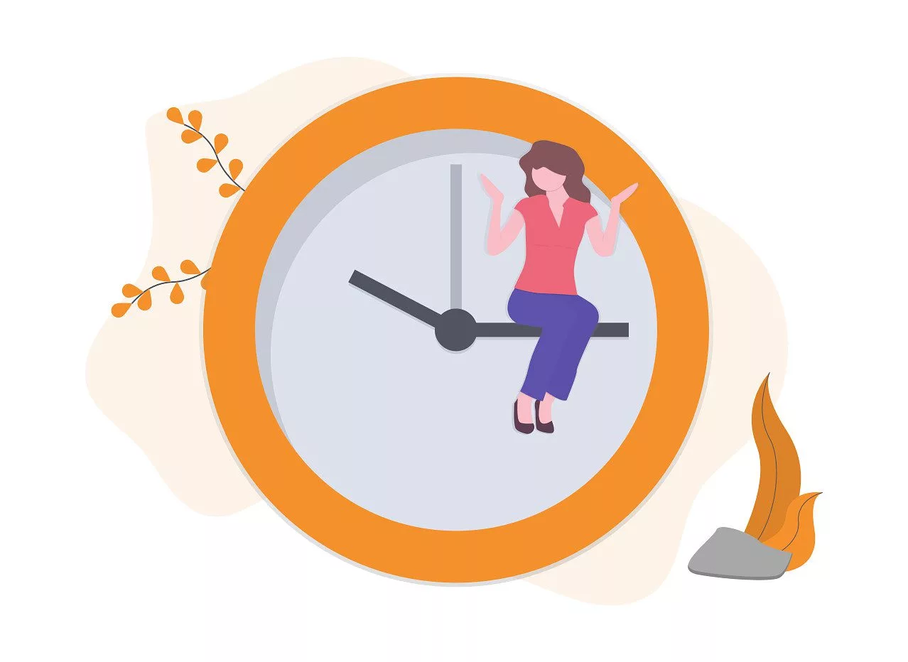 Laika vadības ilustrācija