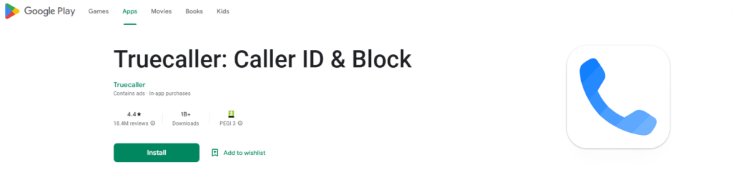 Truecaller: Caller ID & Block Google Play vietne