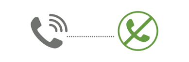 Zvanu bloķēšanas ikonas