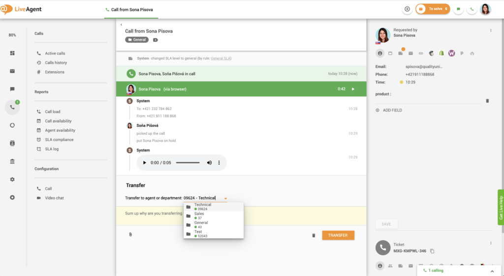 Zvana pārsūtīšana ar dalību