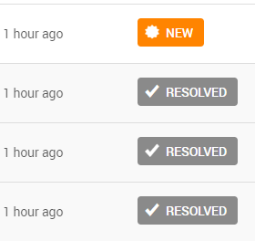LiveAgent atrisinātais biļetes statuss