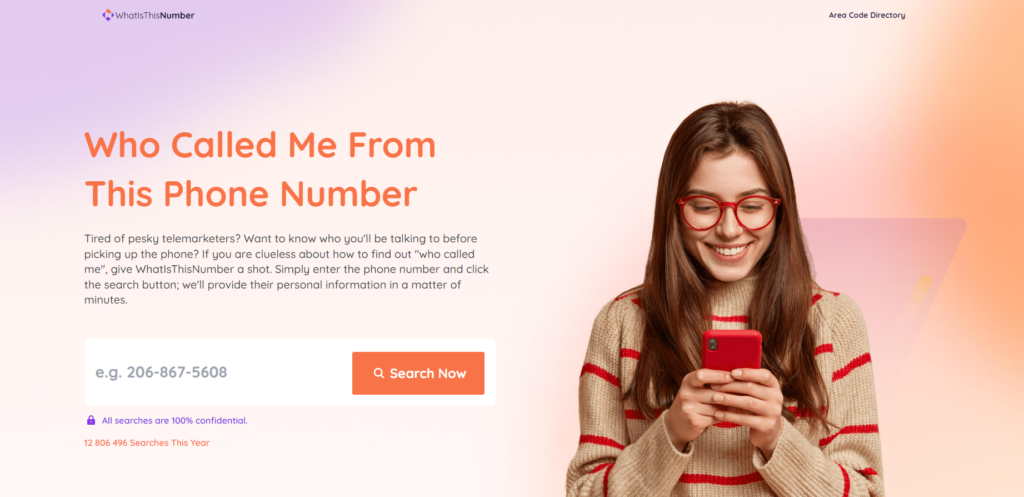 WhatIsThisNumber sākumlapa