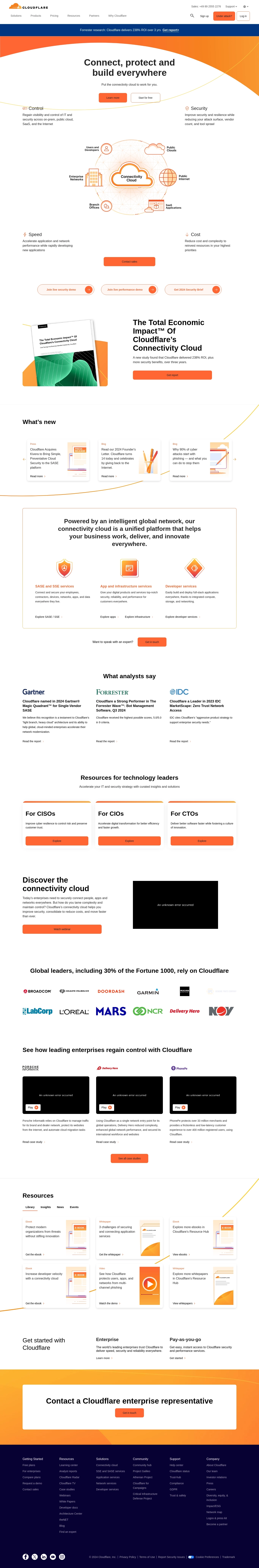 Cloudflare palīdzības biroja kontakti