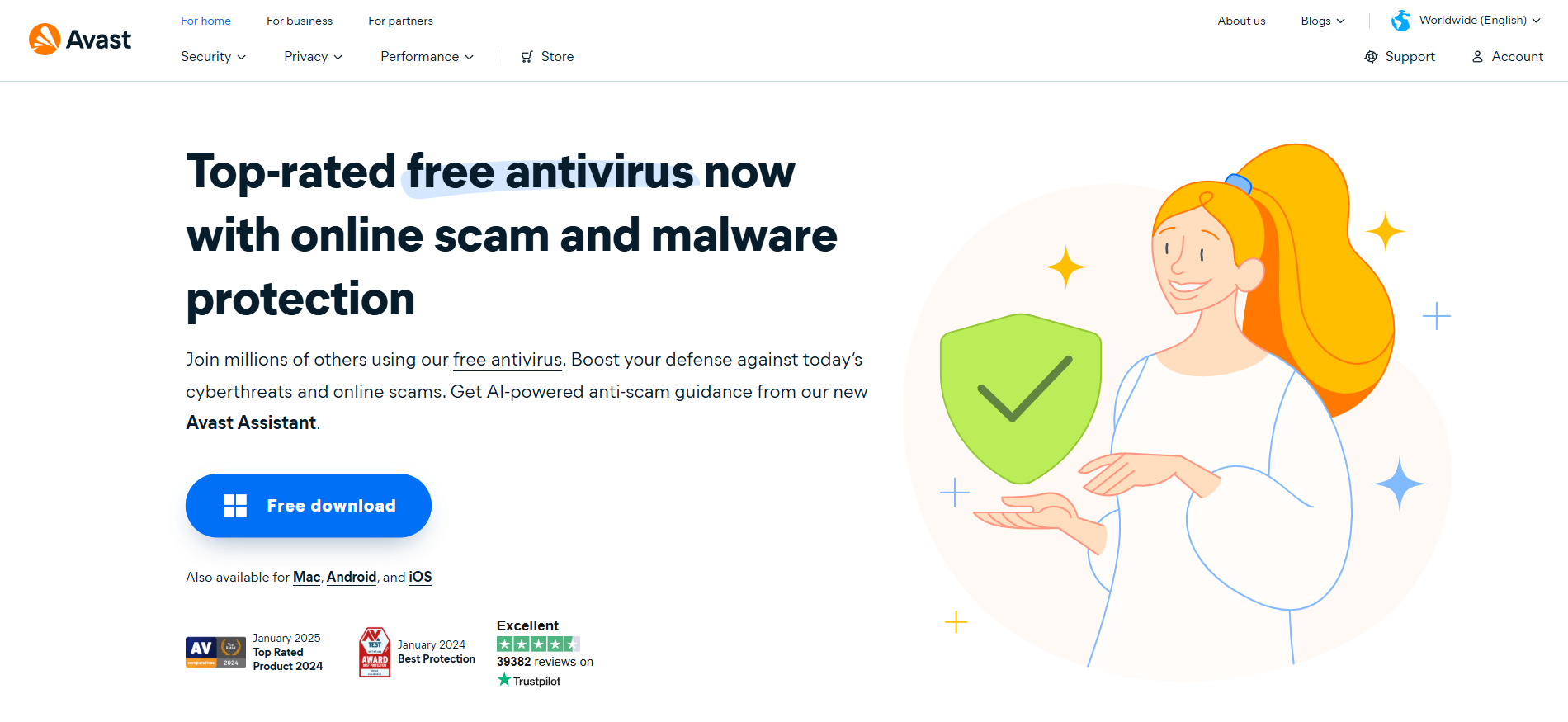 Avast palīdzības biroja kontakti
