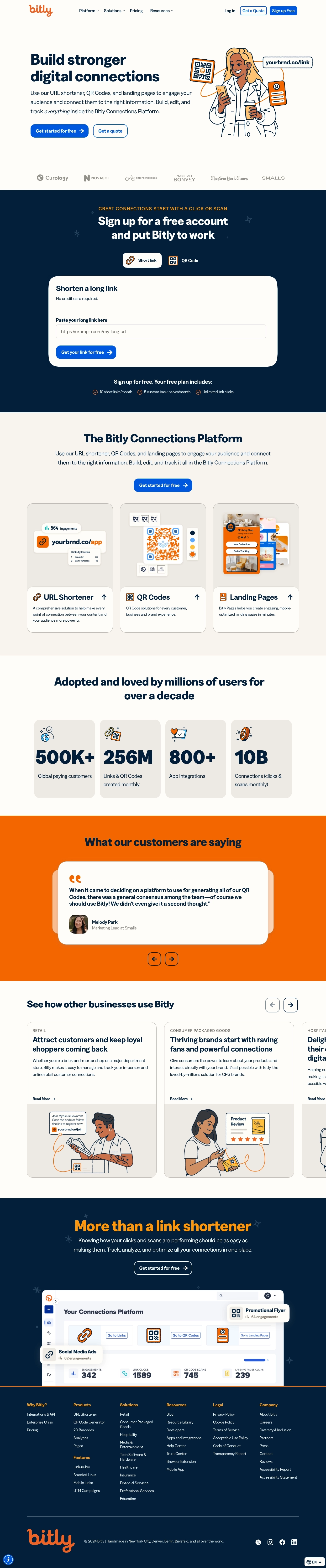 Bitly palīdzības biroja kontakti