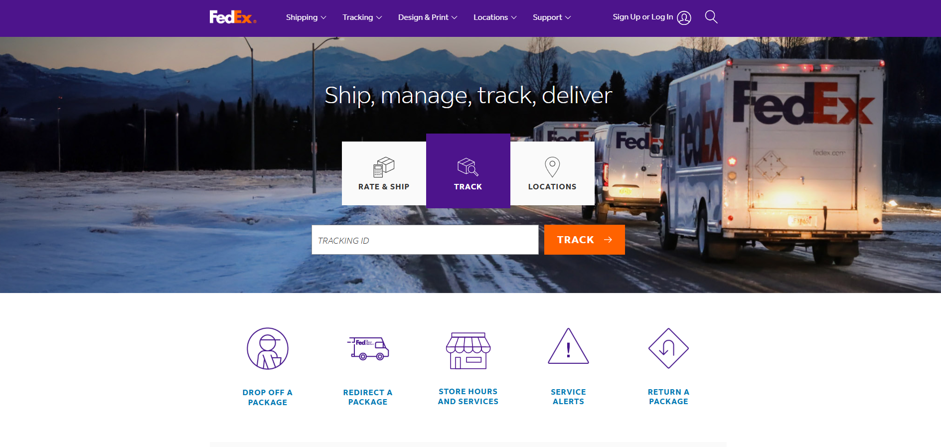 FedEx palīdzības galda kontakti