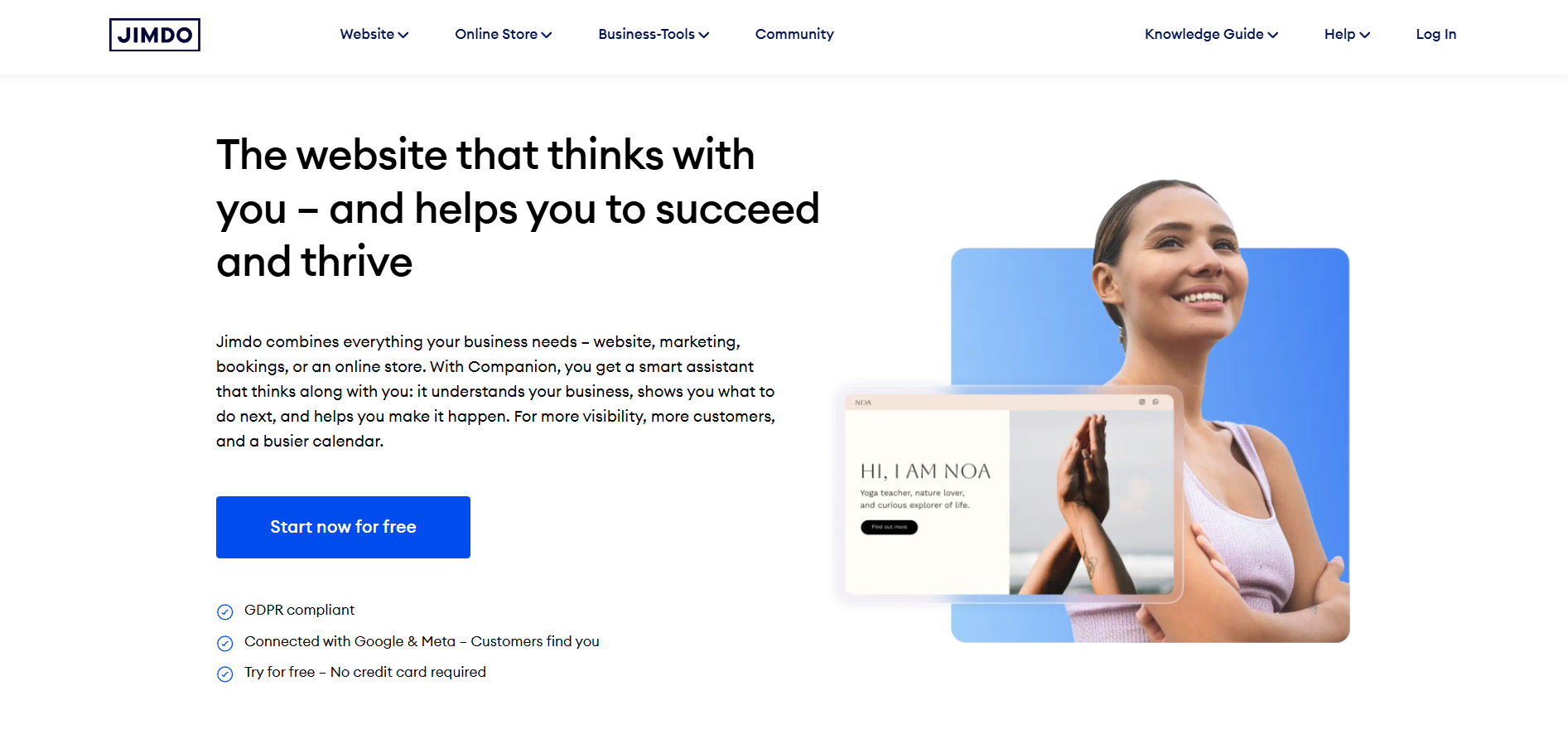 Jimdo palīdzības dienesta kontakti