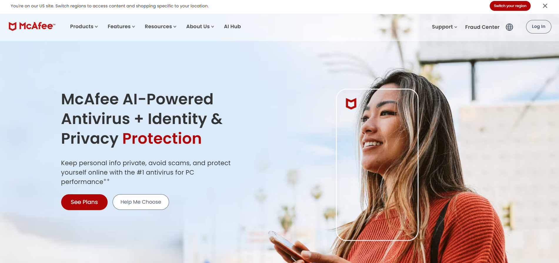 McAfee palīdzības biroja kontakti