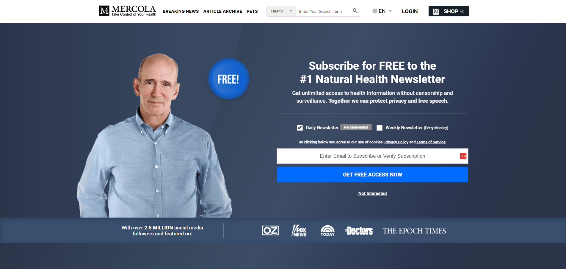 Mercola palīdzības biroja kontakti