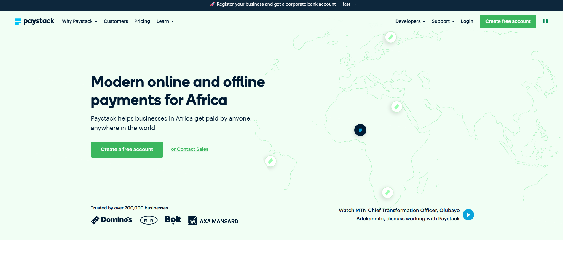 Paystack palīdzības biroja kontakti