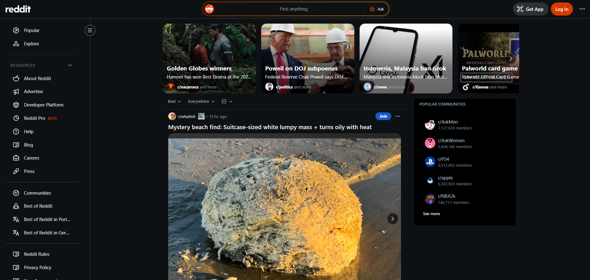 Reddit palīdzības dienesta kontakti