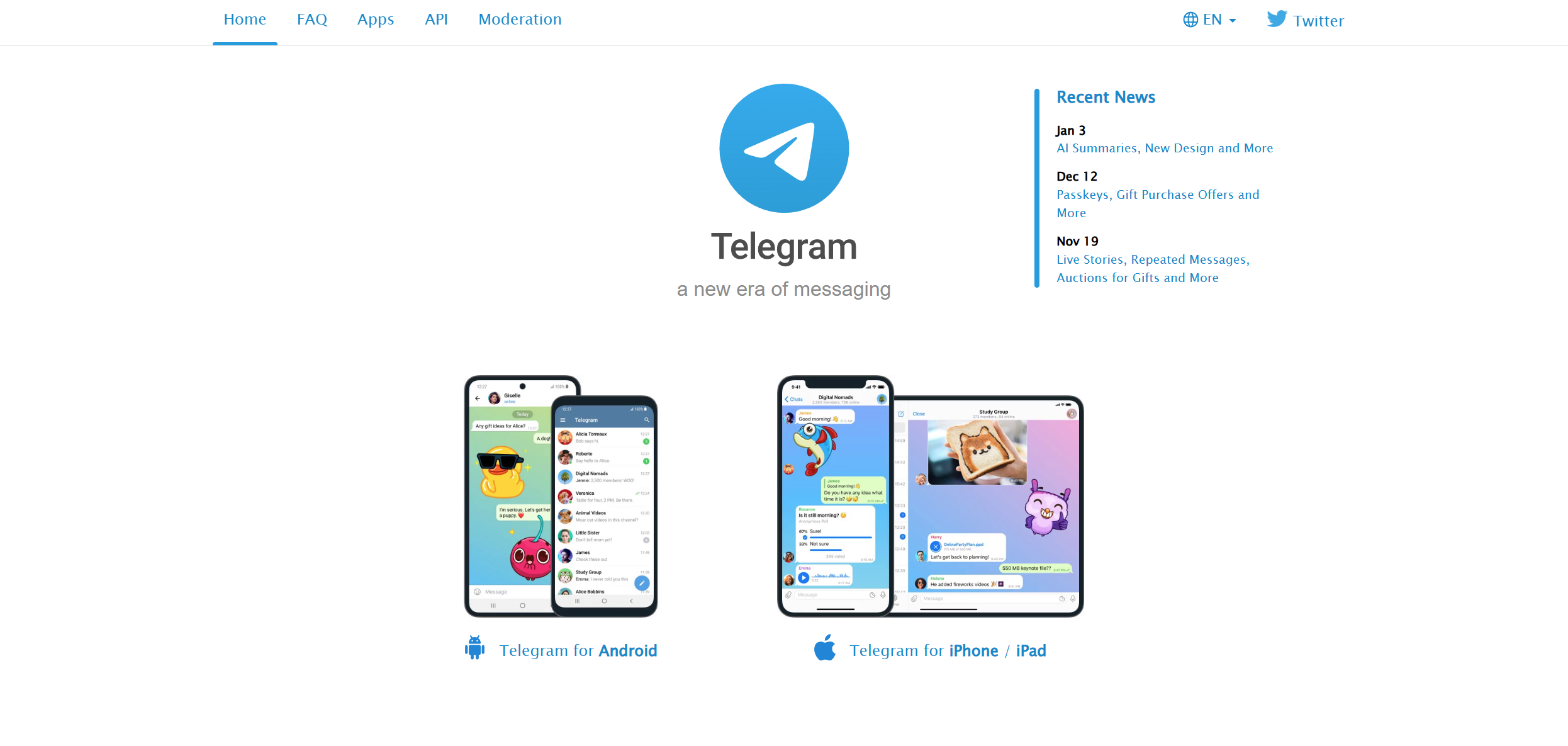 Telegram palīdzības biroja kontakti