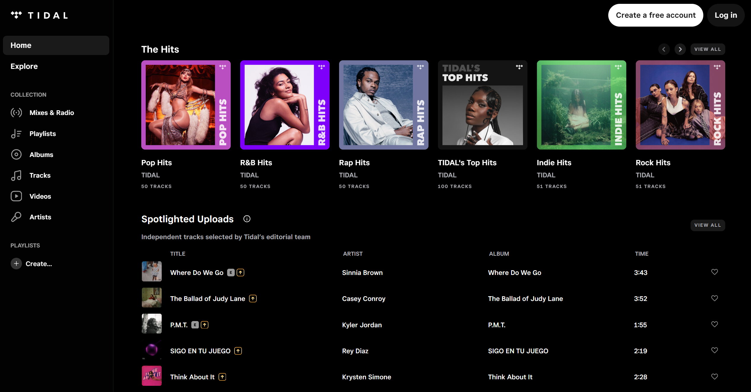 TIDAL palīdzības biroja kontakti