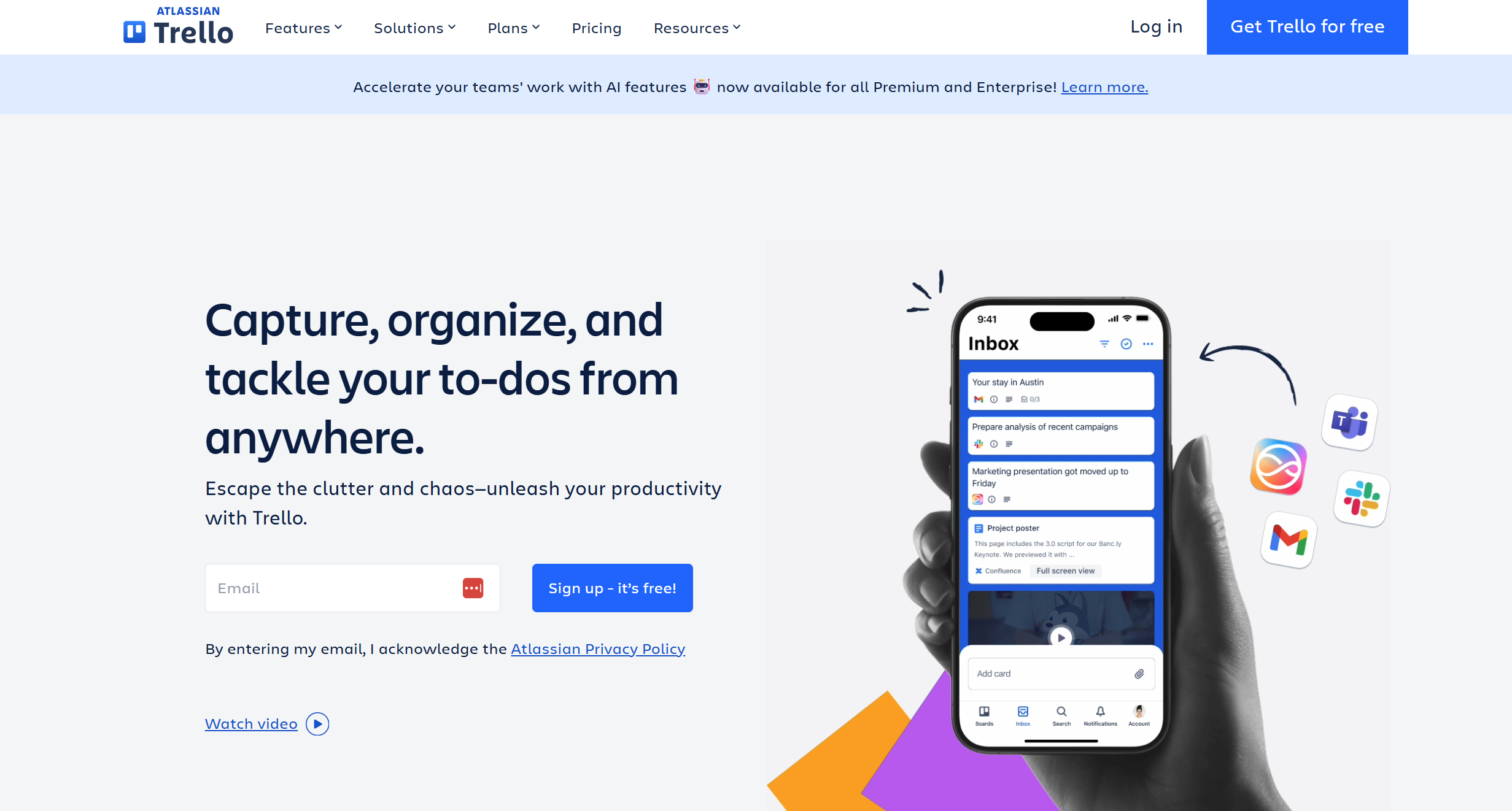Trello palīdzības biroja kontakti