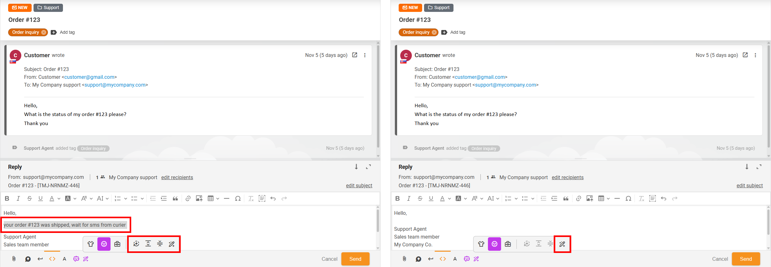 Veidi, kā izmantot AI atbilžu uzlabošanas rīku