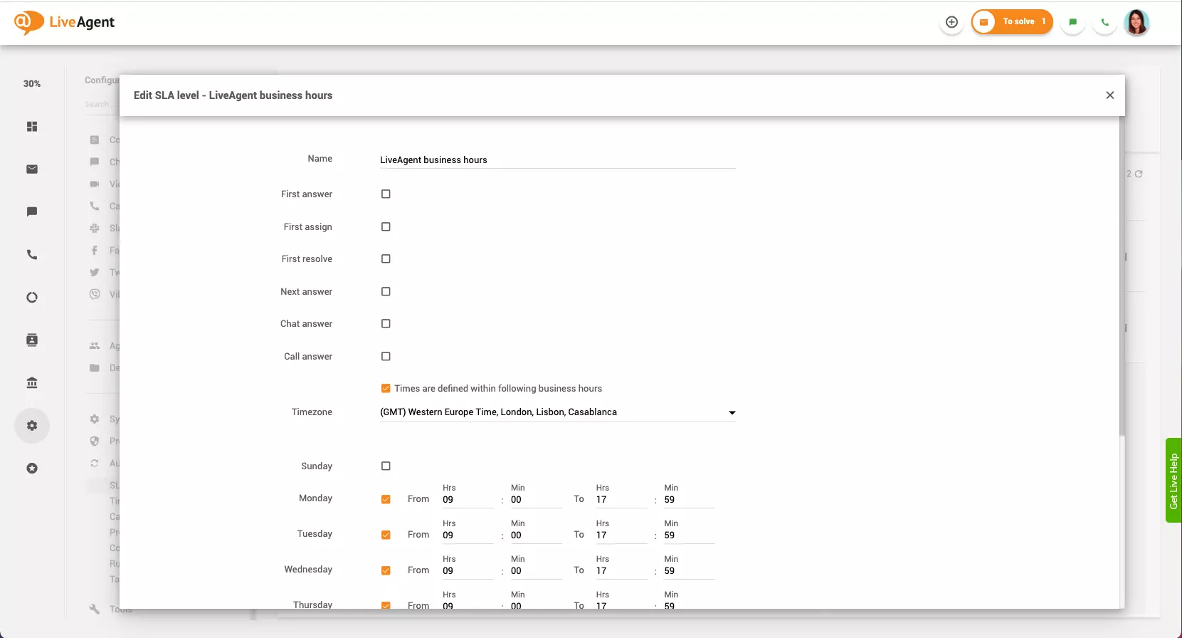 Darba laika iestatīšana