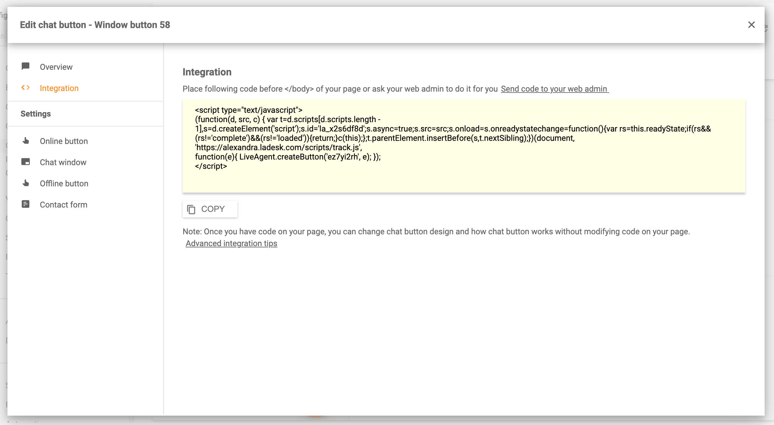 Iegult tērzēšanu vietnē - LiveAgent
