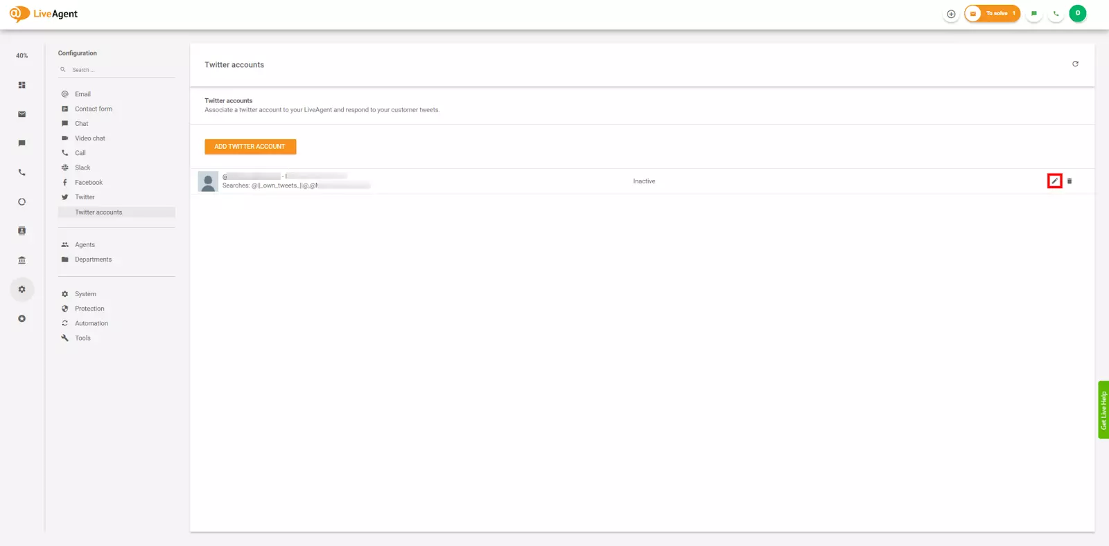 Rediģēt Twitter konta iestatījumus